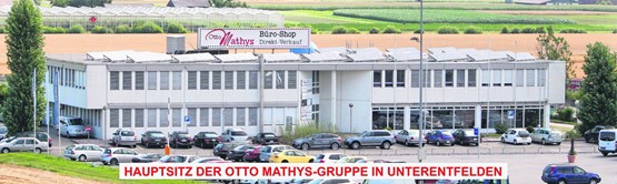 Zuverlässiger Partner für die KMU: Die Otto Mathys AG mit Hauptsitz in Unterentfelden umfasst zehn selbstständige Firmen rund um Kassensystem und Bürotechnik. Kleines Bild: IT-Kasse mit moderner, modularer Software.