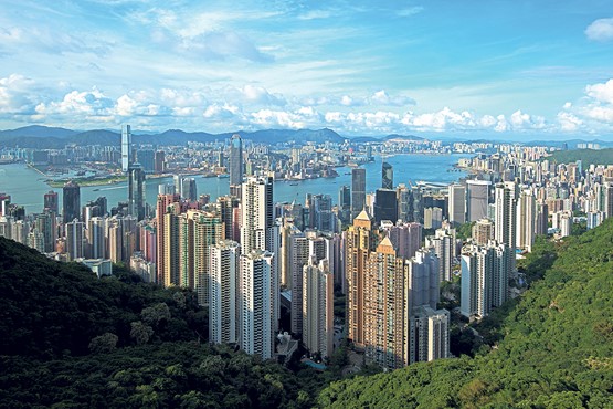 Demokratie allein ist kein Garant für Wohlfahrt: Blick auf Hongkong.