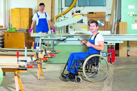 Les mesures d’intégration des personnes handicapées dans les PME suisse s’avèrent toujours plus fructueuses. PHOTO: FOTOLIA