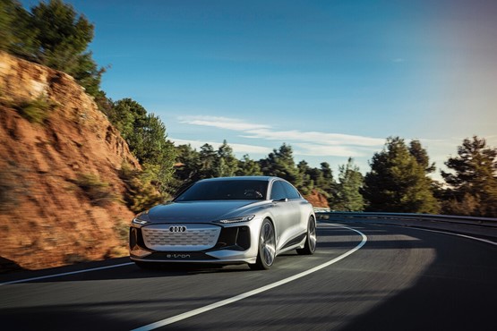 Der Audi A6 e-tron, hier noch als seriennahe Studie, wird das Elektro-Portfolio der Ingolstädter weiter ausbauen.Bilder: zVg