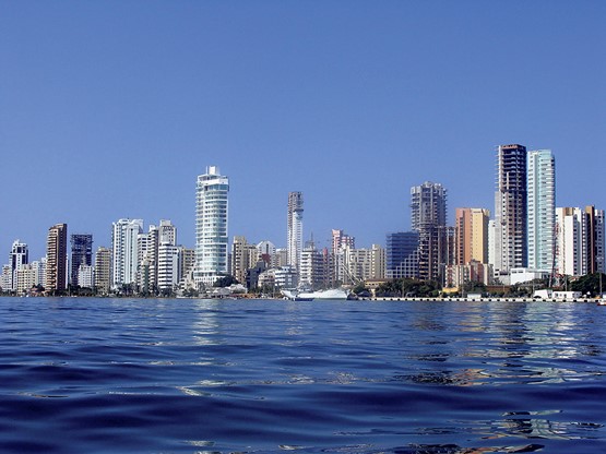 Rund eine Million Menschen leben in Cartagena an der kolumbianischen Karibikküste.