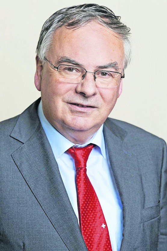 Nationalrat Jean-François Rime (SVP/FR) wird sich am Gewerbekongress zur Wiederwahl als Präsident des sgv stellen.