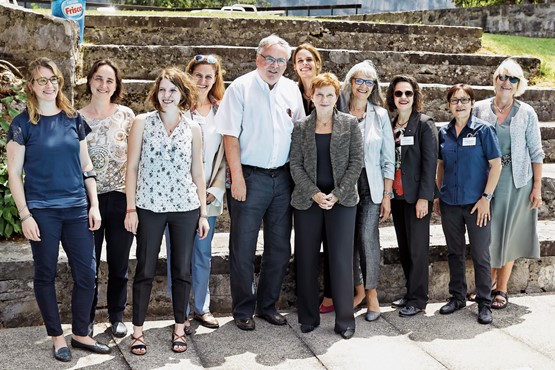 Les femmes ont été nombreuses à participer à ces 51es Journées romandes des arts et métiers. Les organisatrices en aimeraient encore plus dans la salle et sur scène en 2019.  Photos: André Albrecht