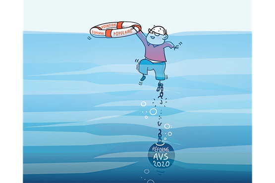 Les retraités ont évité la noyade! illustration: www.amelie.burri.ch