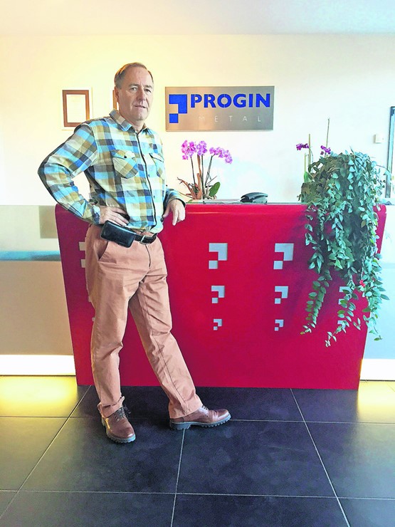 Philippe Progin, fondateur de Progin SA Métal.