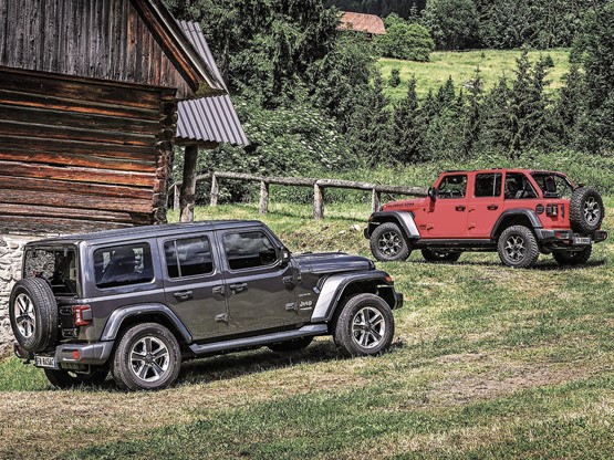 Nutzfahrzeuge als Motoren unserer Wirtschaft: Auch der UR-Jeep Wrangler ist unterwegs in die Moderne.