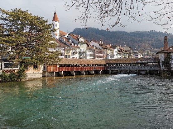 Gute Beispiele wirken besser als jedes Gesetz: Blick auf die Altstadt von Thun.Bild: En