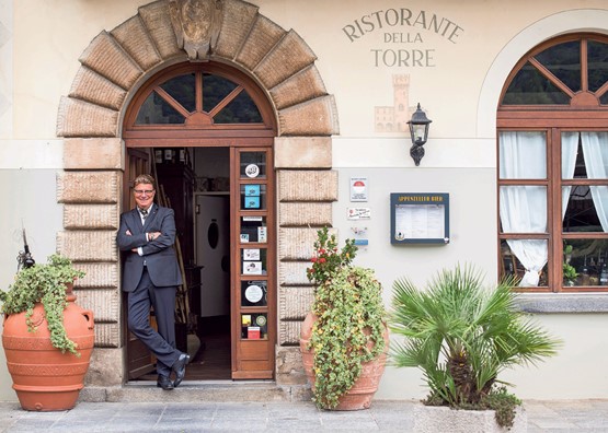 Massimo Suter in seinem Ristorante Della Torre: «Wir sorgen dafür, dass sich unsere Kunden sicher fühlen.» Bilder: zVg