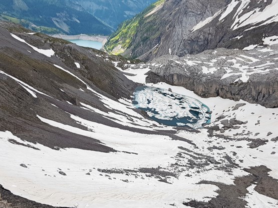 La vue sur le Valais depuis le Col de Schnidejoch.Photo: Ulysse OG