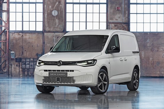 Ganz neu, aber (noch?) nicht elektrisch verfügbar: der VW Caddy.Bild: Werk