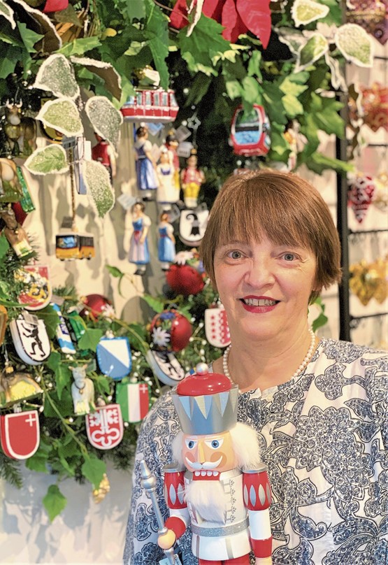 Hat das ganze Jahr Weihnachten: Carmela Lüchinger.Bilder: zVg