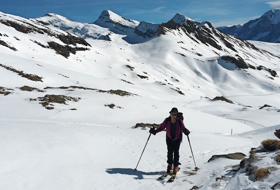 Gemütlicher Skiaufstieg von First auf das Faulhorn.Bild: zVg