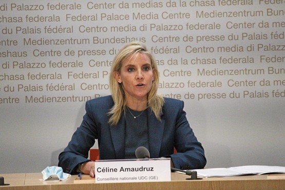 Céline Amaudruz (UDC/GE).Photo: Uhlmann