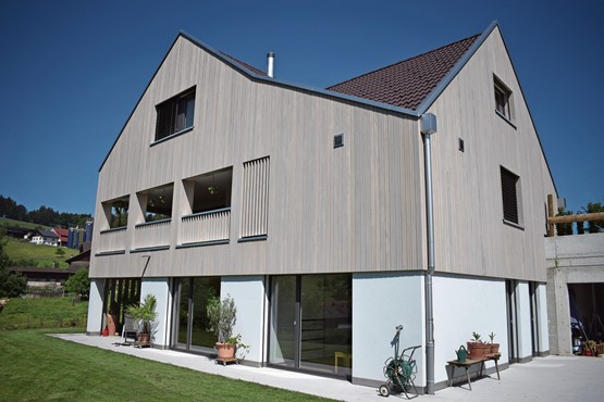 Aktiver Beitrag zum Umweltschutz: ein Haus aus Schweizer Holz bauen.Bild: zVg 