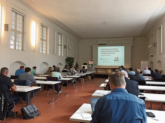 Workshop Anfang Mai in Solothurn.Bild: SECO