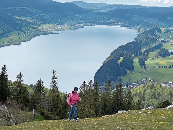 Was gibt es Schöneres als eine Jurawanderung mit der entsprechenden kulinarischen Verpflegung.Bild: Ruedi Horber