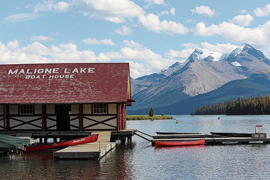 Beliebtes Touristenziel: Der Maligne Lake im Jasper-Nationalpark.