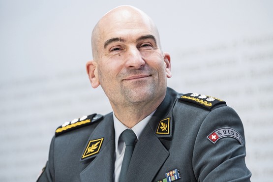 «Digitalisierung beginnt ganz oben»: Thomas Süssli, Chef der Armee seit Januar 2020. Bild: Keystone