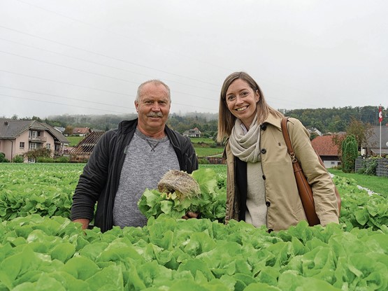 Johanna Gapany (PLR/FR): «Cette entreprise démontre que l’humain et la technologie vont de pair.»Photos: FOG