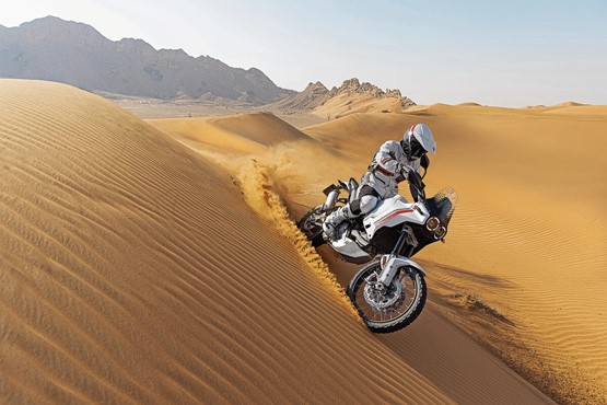 Die Wüste kann, muss es aber nicht sein: Die neue Ducati DesertX.Bild: Ducati