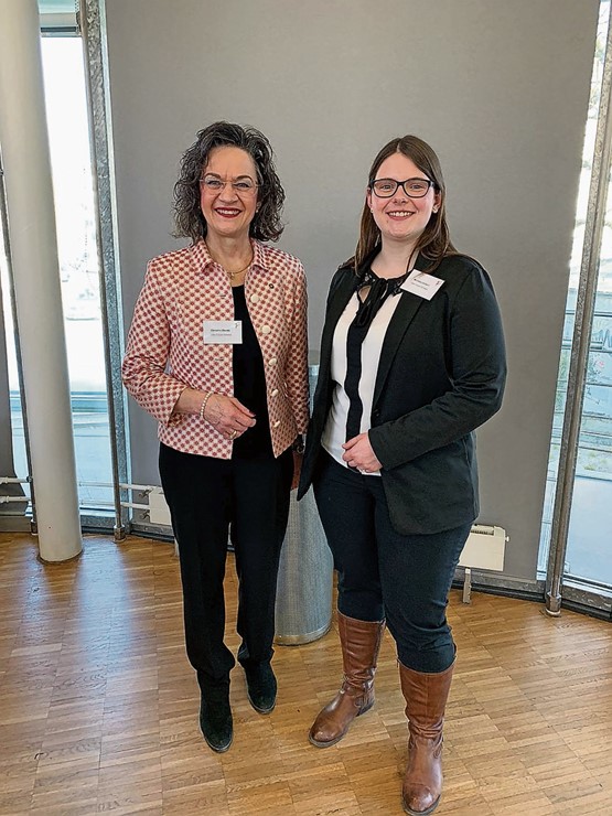 Christine Davatz et Michèle Lisibach.Photo: dr