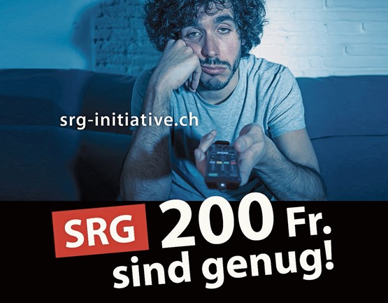 200 Franken sind genug. Unterschreiben Sie jetzt die SRG-Initiative!