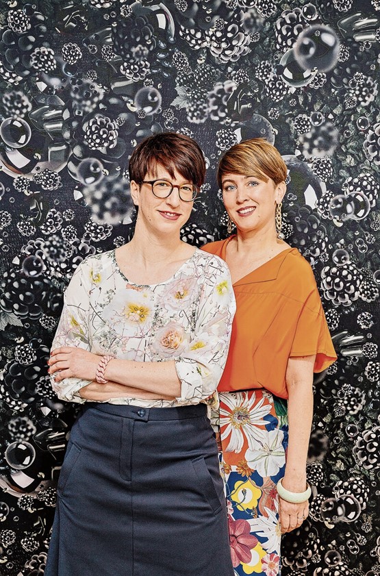 Frauenduo mit nachhaltigem Unternehmergeist: Karin Bischoff und Kathrin Baumberger setzen schon lange auf flexible Arbeitsmodelle (v.l.).Bild: zVg