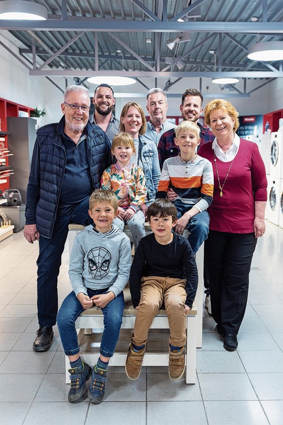 Photo de la famille Grau. Une aventure sur quatre générations!