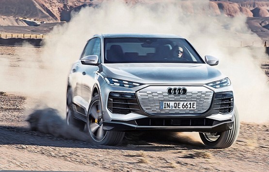 Vom Audi Q6 e-tron gibt es erst Computer-Renderings wie diese von Larson-Design.