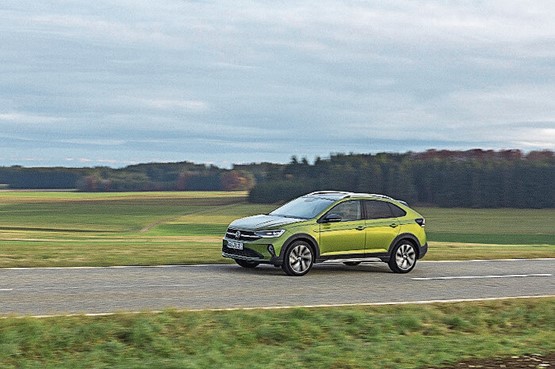 Der VW Taigo sticht mit seiner Karosserieform aus der SUV-Masse heraus.Bild: zVg