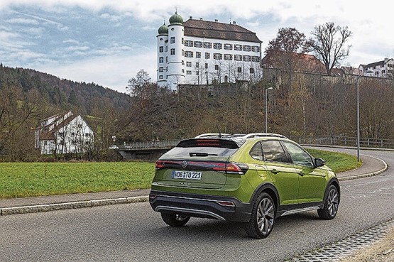 Der VW Taigo sticht mit seiner Karosserieform aus der SUV-Masse heraus.Bild: zVg