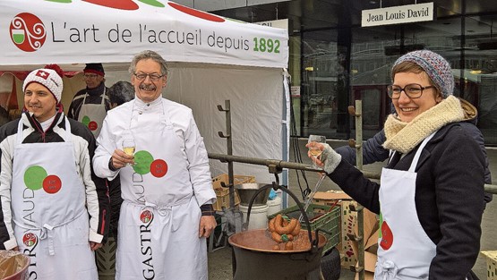 À Payerne aussi, le papet est bien ancré dans les traditions vivantes.
