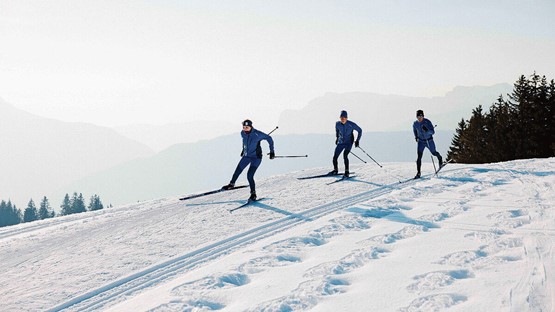 Neuer Wintertrend: Langlauf ist im Aufschwung und bringt neue Wintersportlerinnen und -sportler. Bild: zVg