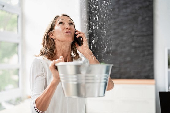 Nach einem Wasserschaden stellen sich verschiedene versicherungstechnische Fragen.Bild: 123 RF