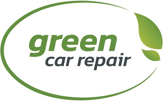 Mit dem Konzept von green car repair entlastet carrosserie suisse die Umwelt durch weniger Abfall und weniger CO2-Emissionen. Logo: Carrosserie Suisse