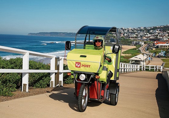 Internationale Erfolgsstory: Das elektrische Dreirad DXP hat die australische Post überzeugt. Bild: zVg