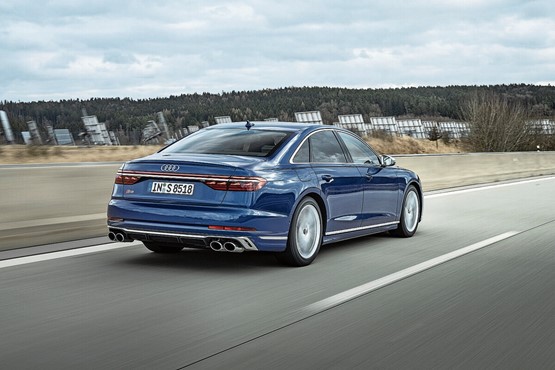 Eine rare Erscheinung: Der Audi S8 spielt nur noch eine Nebenrolle in einem schrumpfenden Nischensegment.Bild: zVg