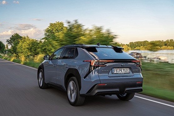 Mit dem Solterra hat nun auch Subaru einen Stromer.Bild: zVg