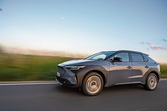Mit dem Solterra hat nun auch Subaru einen Stromer.Bild: zVg