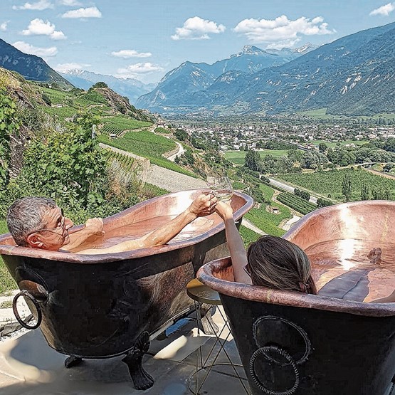 La Vigne a remporté le prix de la meilleure offre œnotouristique suisse 2023 des «Great Wine Capitals of the World». Photos: dr