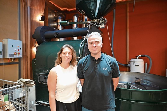 Céline Schiess et Marco Pucci: une passion pour un café vraiment durable et pour l’excellence.Photos: FOG