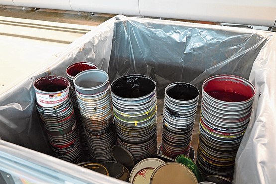 De très hautes exigences environnementales liées aux encres.