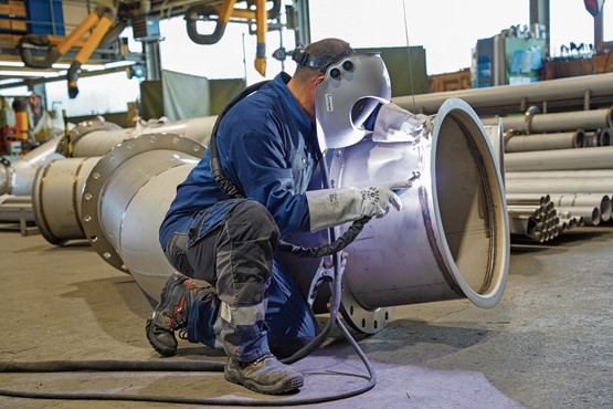 Das Klingnauer KMU setzt in der Produktion auf Schweisser sowie Anlage- und Apparatebauer.Bilder: W. Frei AG