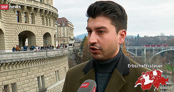 L’initiative des Jeunes socialistes n’a guère fait l’objet de commentaires positifs, lançait Fabian Molina (PS/SG) le dimanche du scrutin. Pour lui, les médias privés sont entre les mains d’éditeurs fortunés. À l’exception bien sûr de la SRF.Screenshot: usam