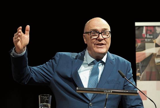 «Sans exportations, nos entreprises d’armement ne peuvent pas survivre», a déclaré Martin Pfister, conseiller fédéral et patron de la défense, à Klosters.Photo: Iris Andermatt