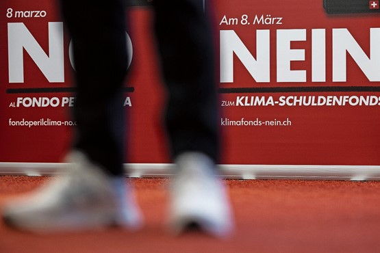 Am 8. März gilt: NEIN zur Klimafonds-Initiative.Bild: Keystone