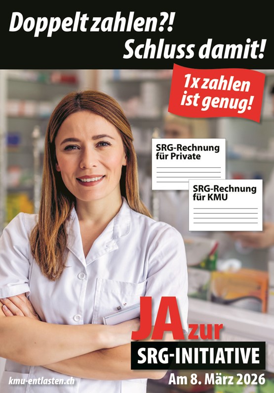 Die Befreiung der KMU von der verfassungswidrigen SRG-Doppelbesteuerung ist nötiger denn je.Illustration: zVg