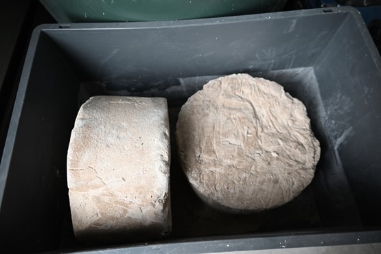 Les meules de cendres sont recyclées par un maraîcher.Photo: FOG