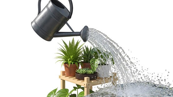 L’arrosoir, bien connu à Berne comme le symbole de moyens financiers éparpillés sans but. Même les milliardaires pourraient toucher des allocations familiales.  Photo: 123RF