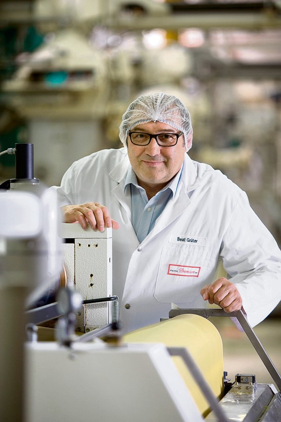 Unternehmer mit Beharrlichkeit, Beständigkeit und Weitblick: Beat Grüter verbindet Tradition und Moderne und führt die Schweizer Teigwarenproduktion aktiv in die Zukunft.  Bilder: zVg 